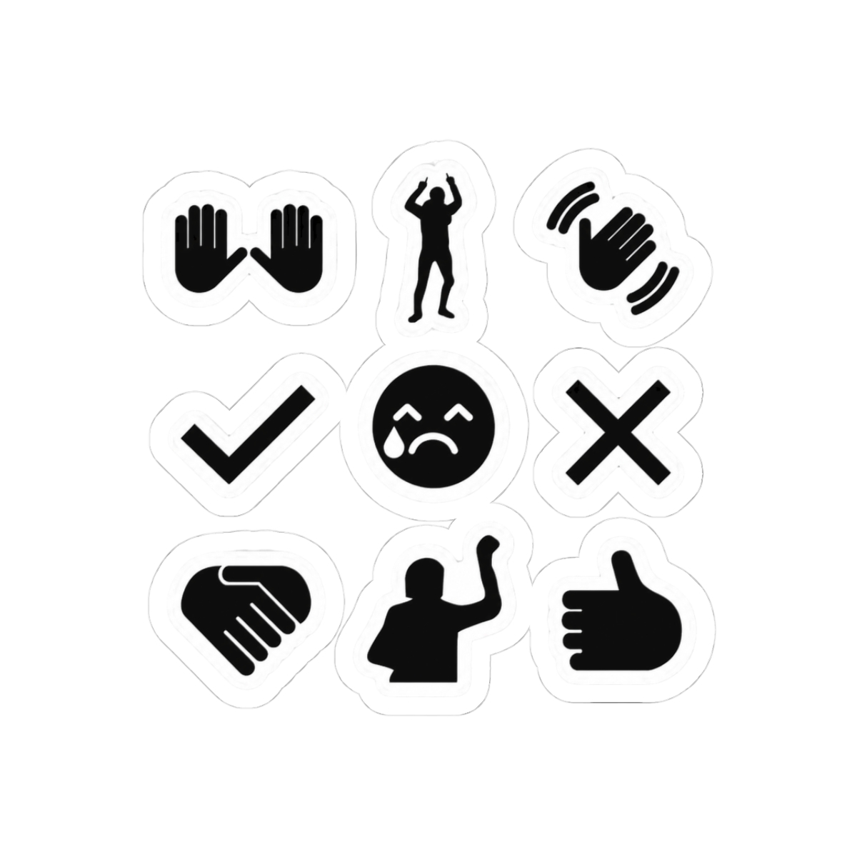 Arc Raiders Emotes Gamer Set Sticker