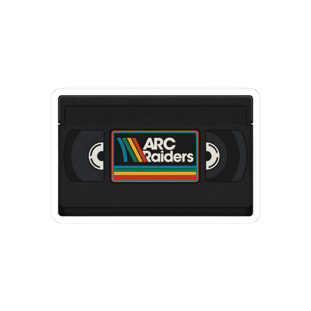Arc Raiders VHS Tape Retro Arcade Gaming Sticker