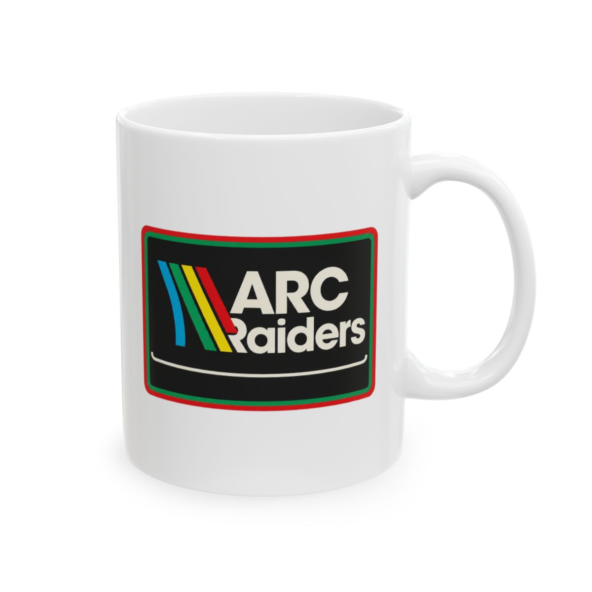 Retro Arc Raiders Game Cartridge Ceramic Mug - Nostalgic Gamer Gift