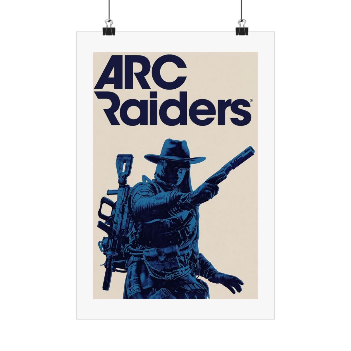 enhighten ARC Raiders Cowboy Hat Raider Concept Art Sci-Fi Video Game Wall 12x16 Poster