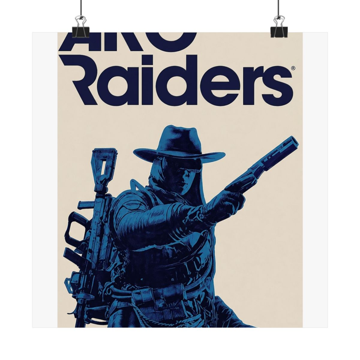 enhighten ARC Raiders Cowboy Hat Raider Concept Art Sci-Fi Video Game Wall 12x16 Poster