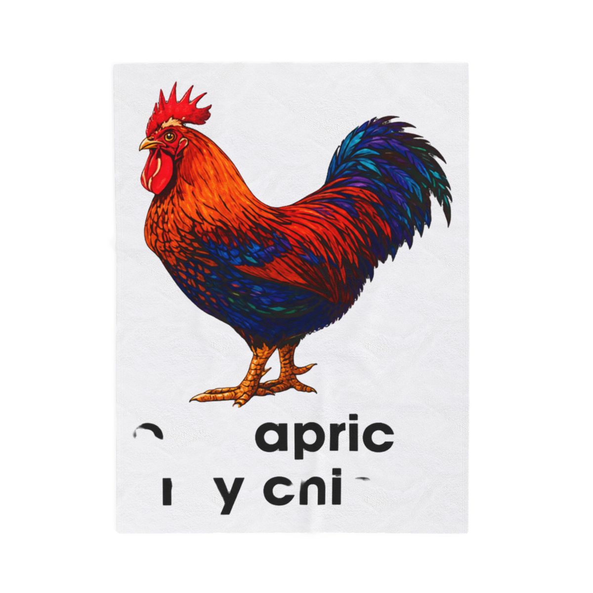 Flannel Arc Raiders Don't Shoot I Need Apricots for My Chicken Throw Blanket- Ultra Soft Lightweight for Bed, Sofa, Travel & Camping 50"X40" Inch